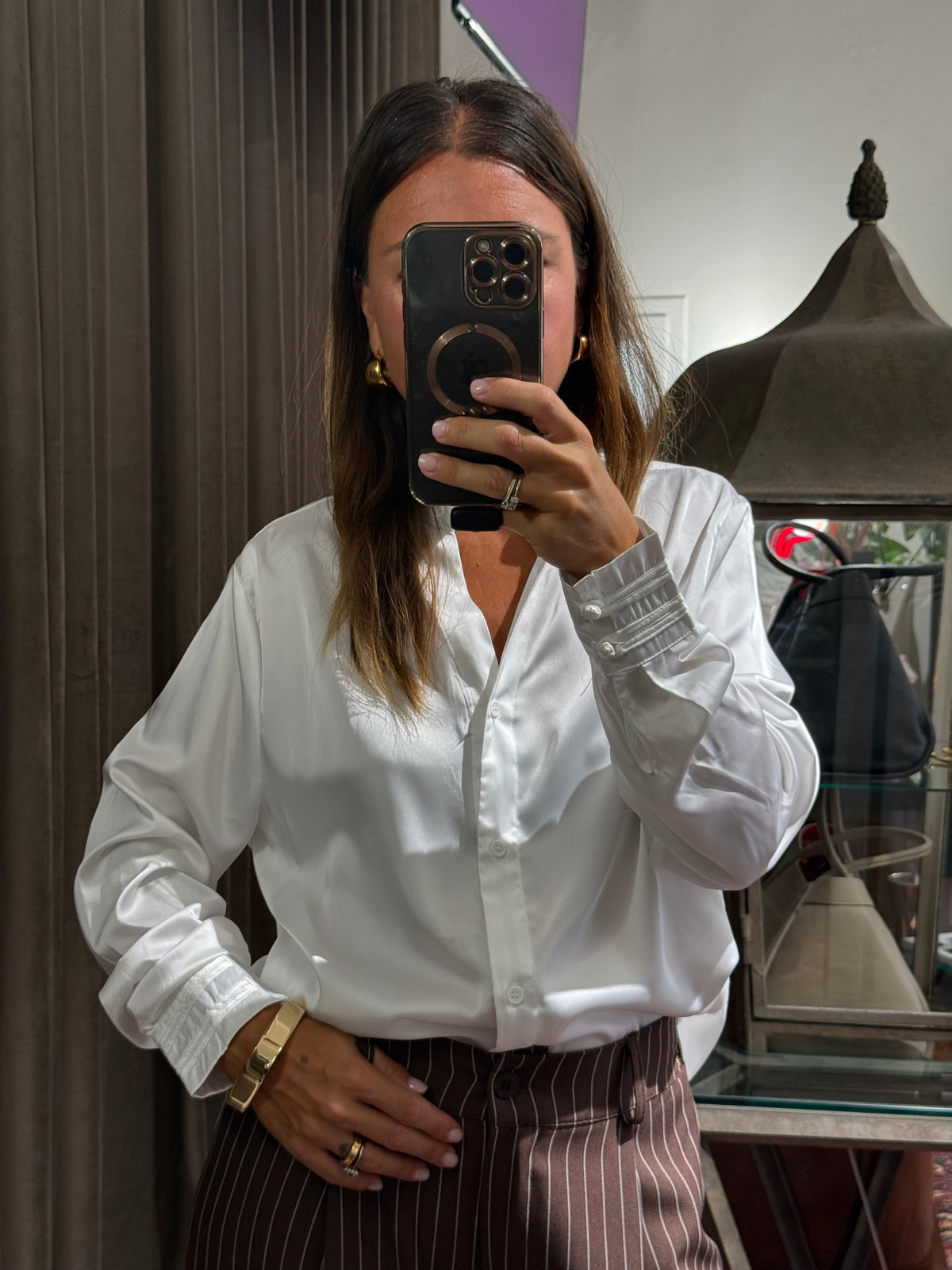 CAMICIA SATIN