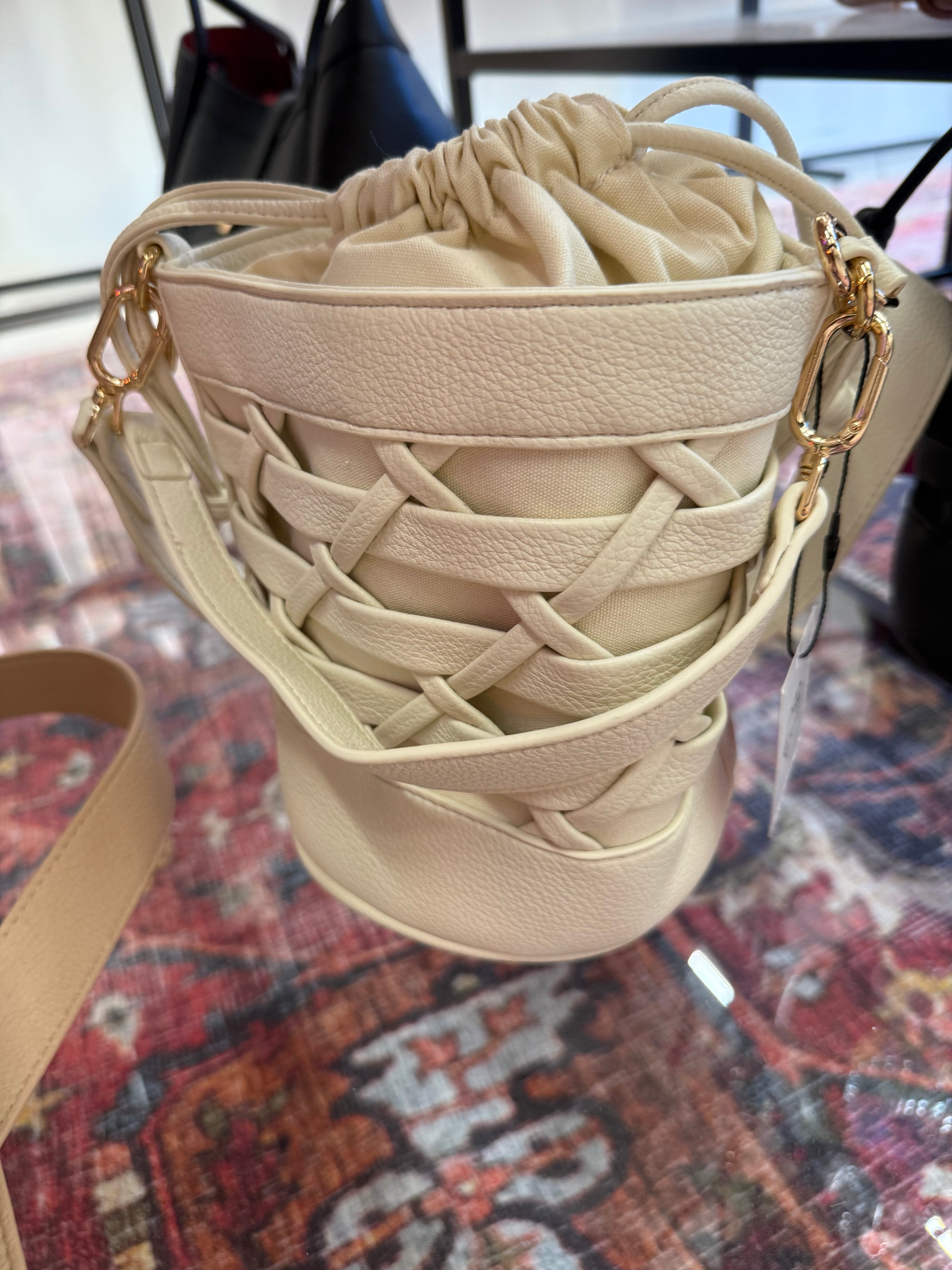 BORSA SECCHIELLO INTRECCIO
