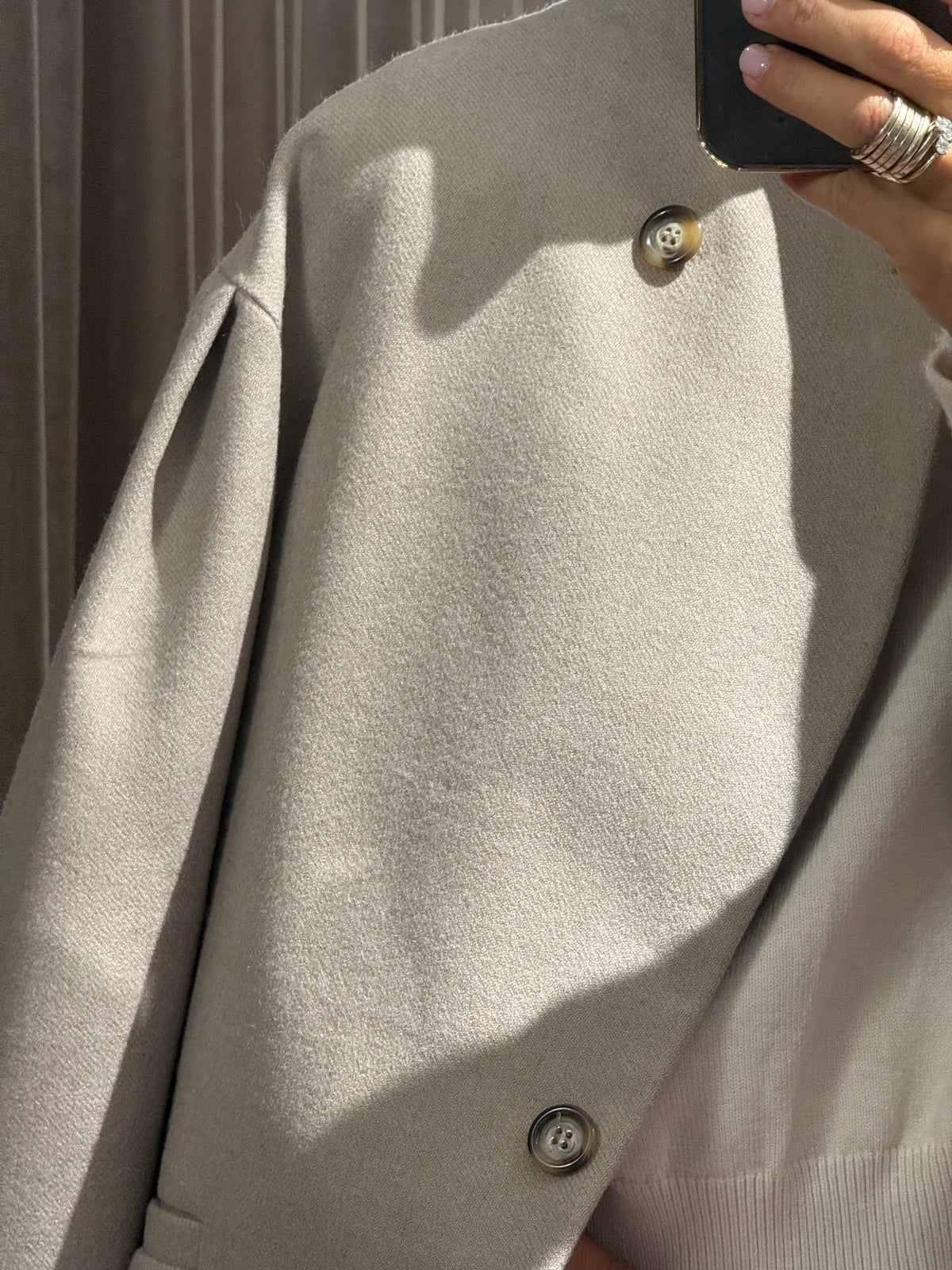 CAPPOTTO GIACCA SPALLINE