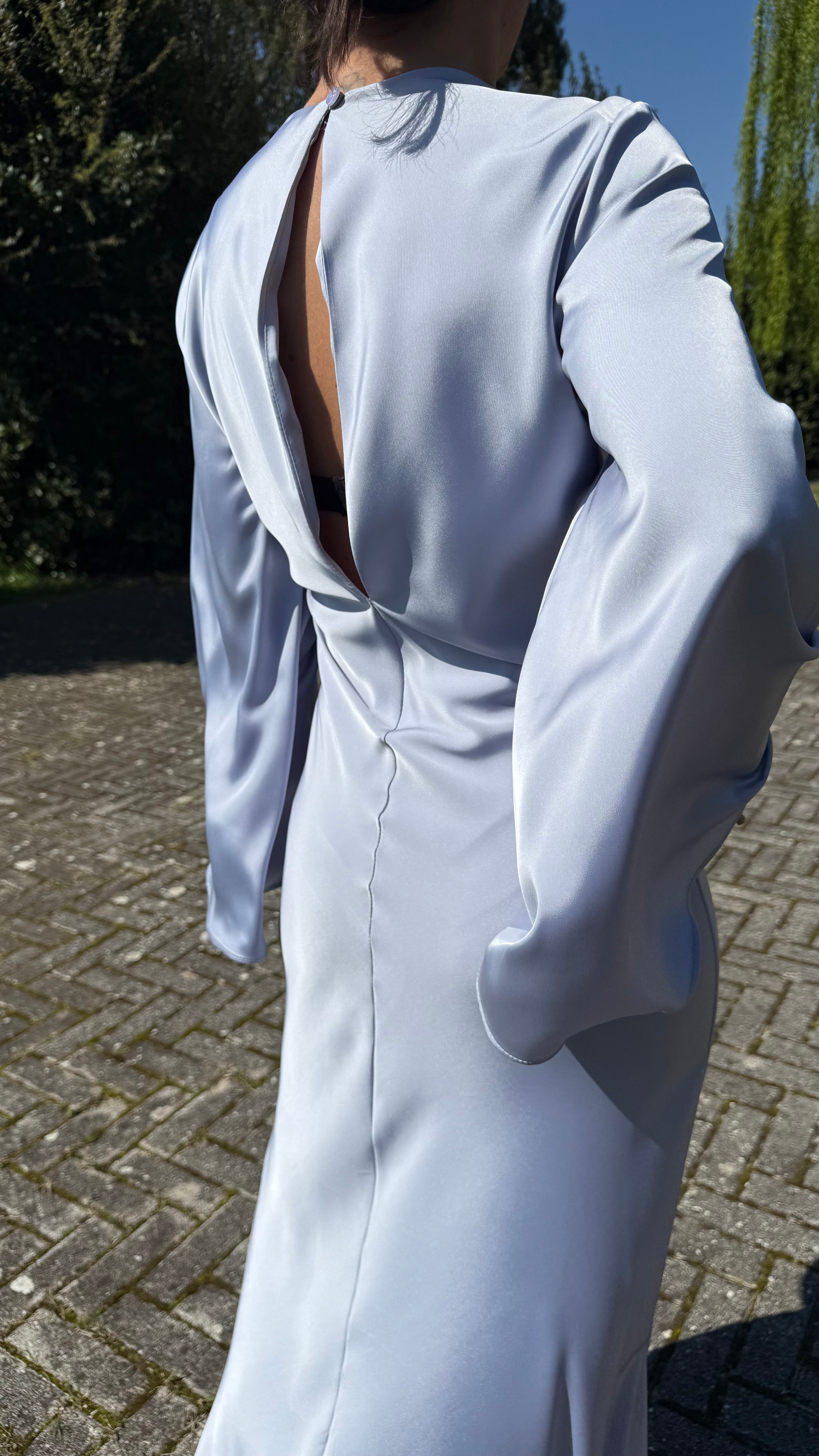 ABITO LUNGO SATIN