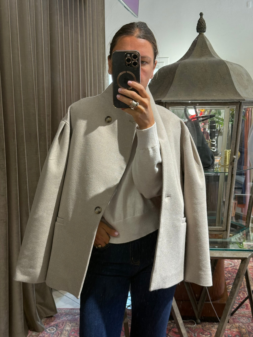 CAPPOTTO GIACCA SPALLINE