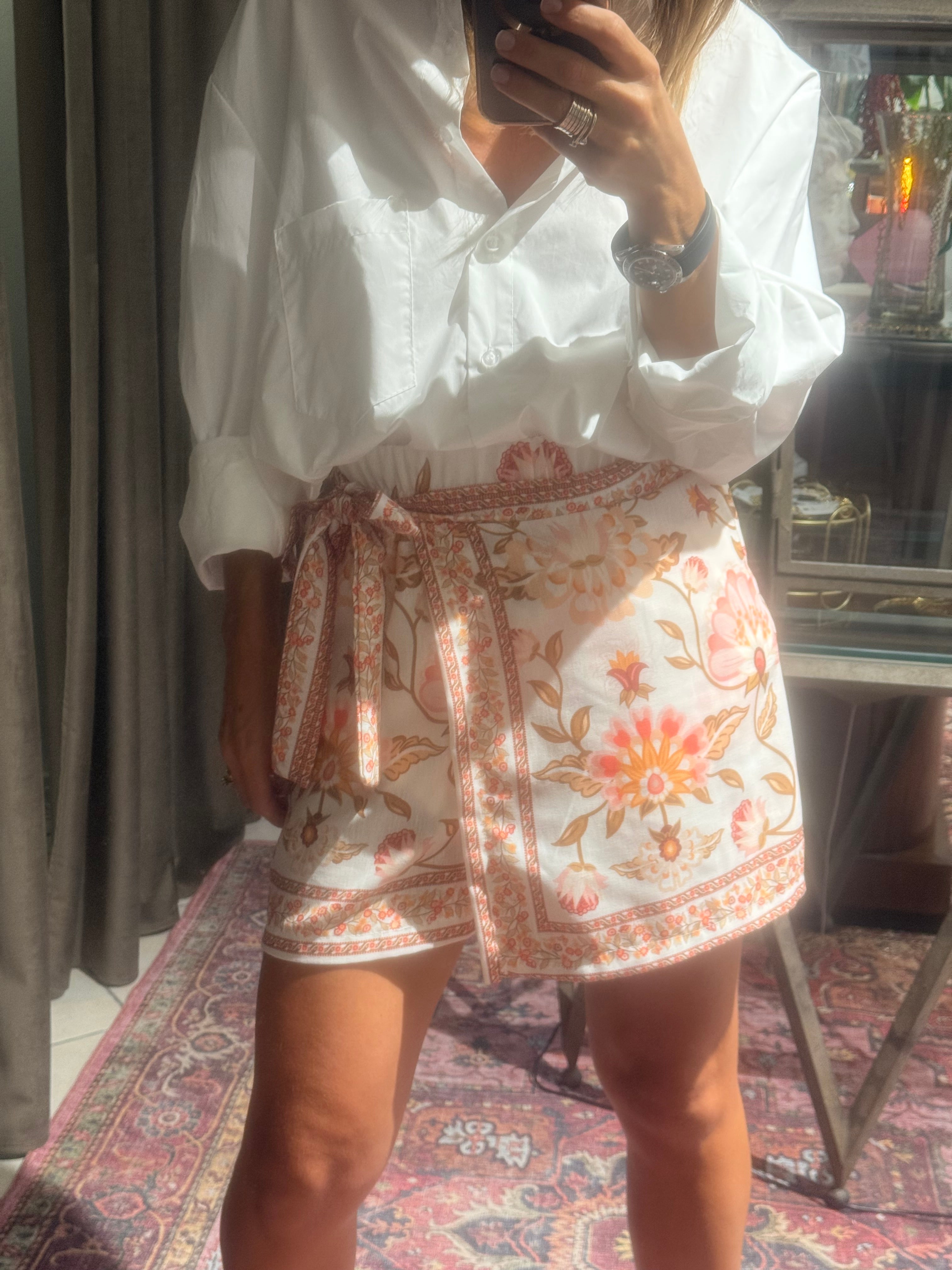 CAMICIA OVER DRAPPEGGIO