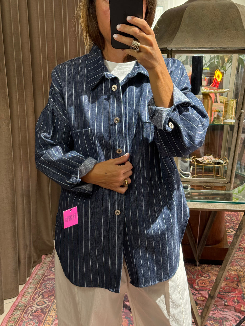 GIACCA GESSATA DENIM