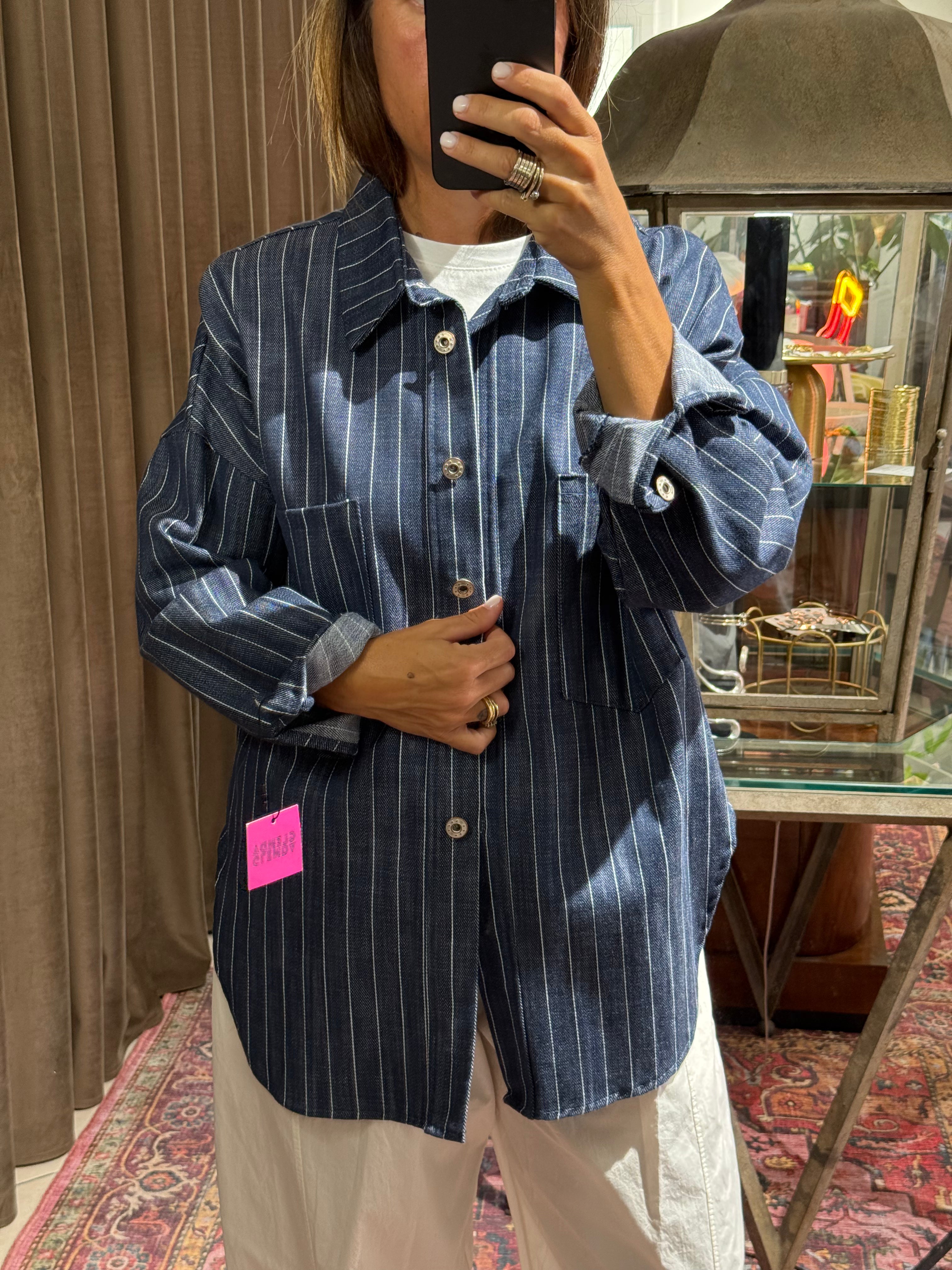 GIACCA GESSATA DENIM
