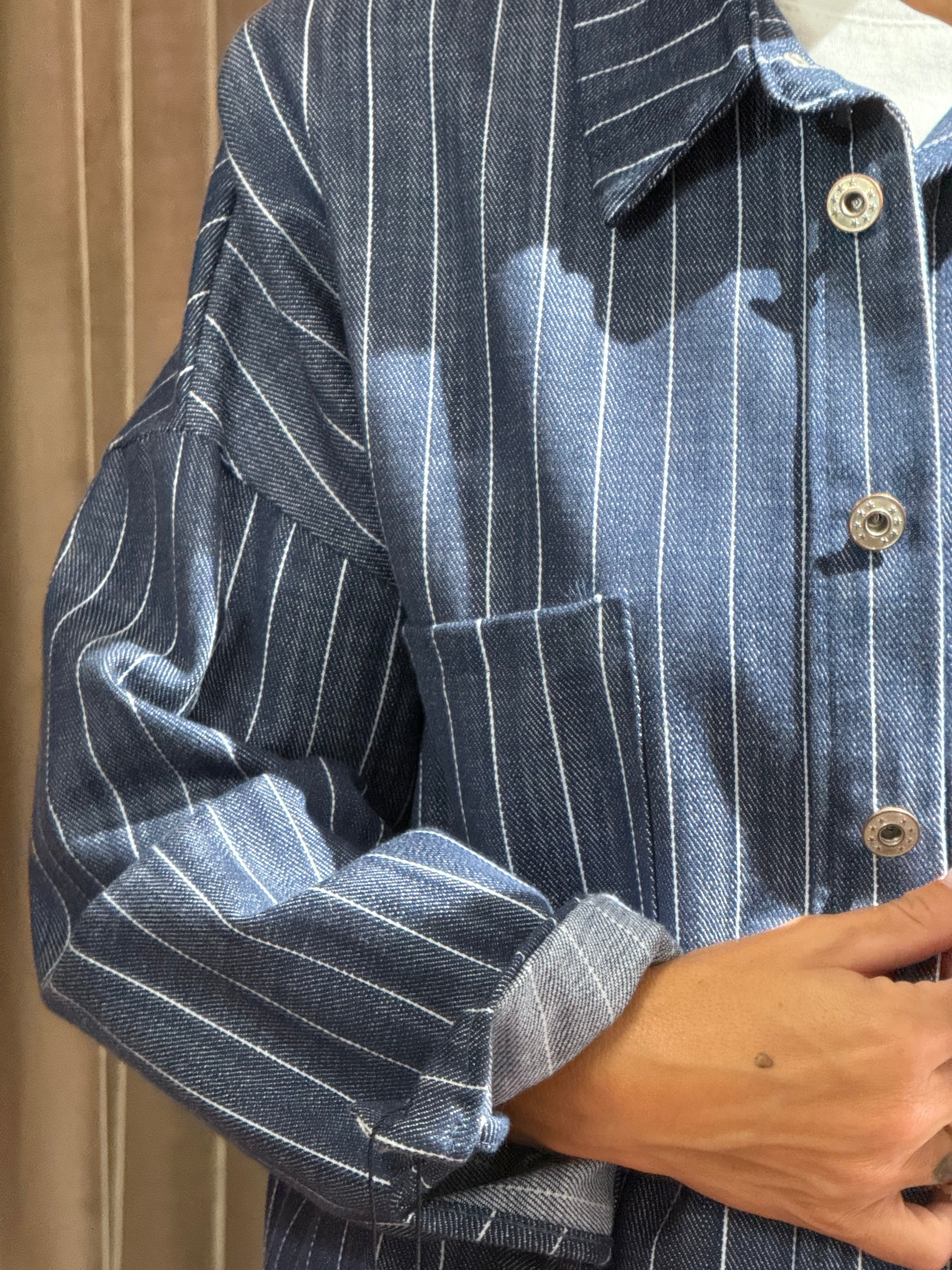 GIACCA GESSATA DENIM