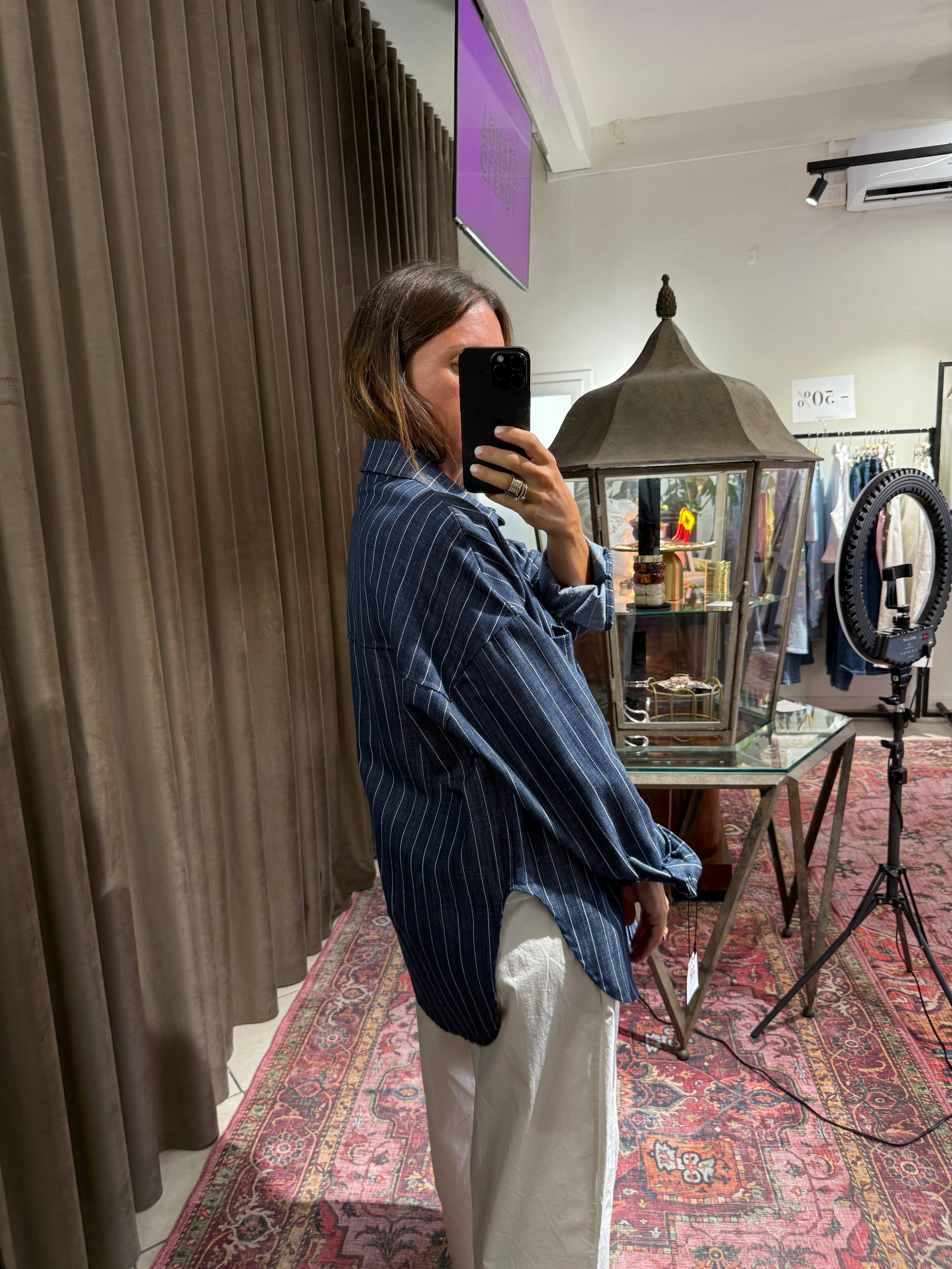 GIACCA GESSATA DENIM
