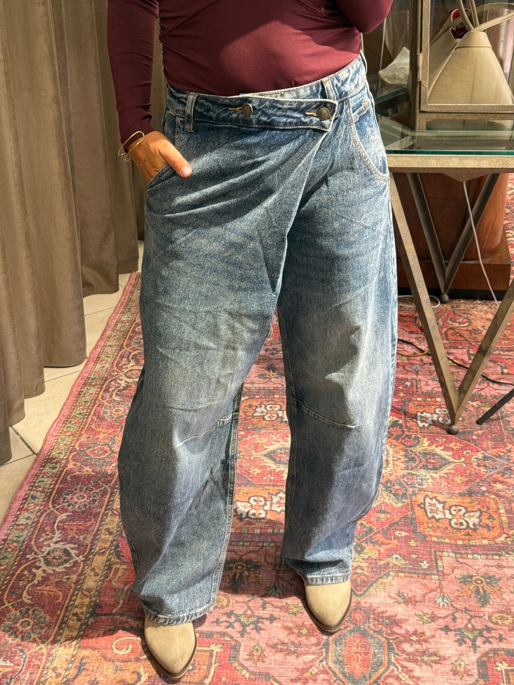 JEANS ASIMMETRICO