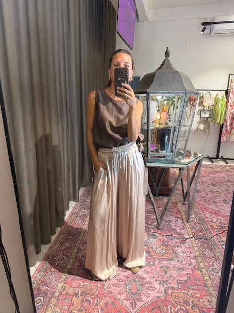 PANTALONE PALAZZO VISCOSA